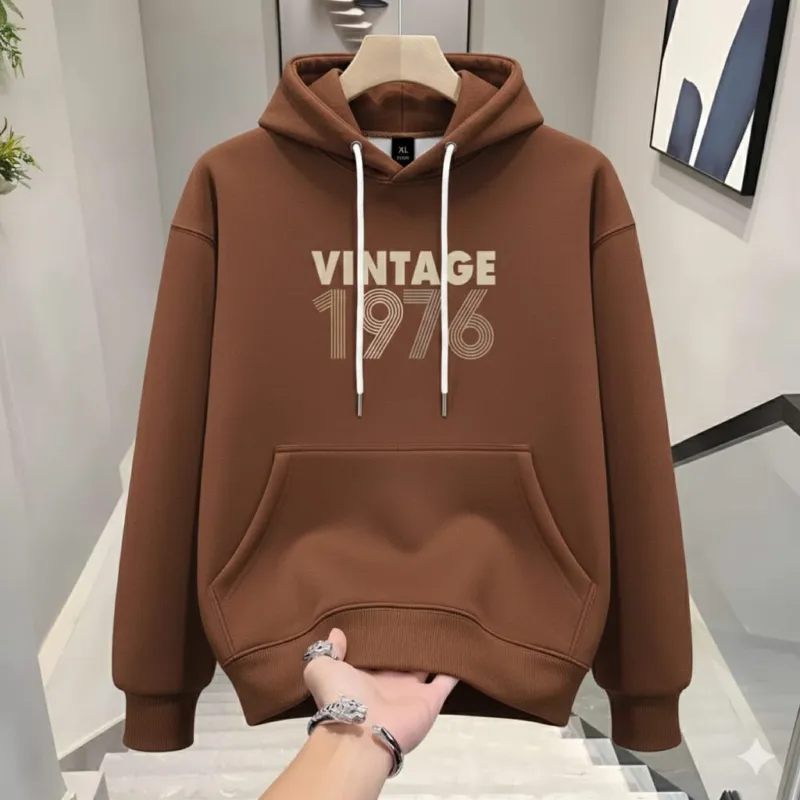 Men's Cotton Full Sleeve Winter Hoodie, 320 GSM, 5 Colours