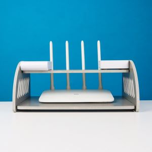 Router Stand – 007 Design – White Color