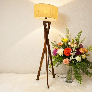 Wooden Floor Lamp/ Stand Lamp/ Home Decor/ Lamp Shade