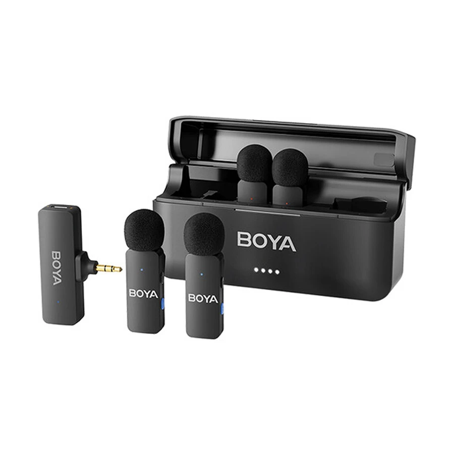 BOYA BY-V4 4-Channel Mini Wireless Microphone