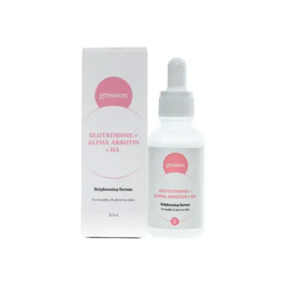 Groome Glutathione + Alpha Arbutin + HA Brightening Serum 30ml (China)