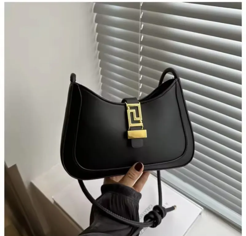 Women's Casual Solid Colour Leather Bag, 6 Colours