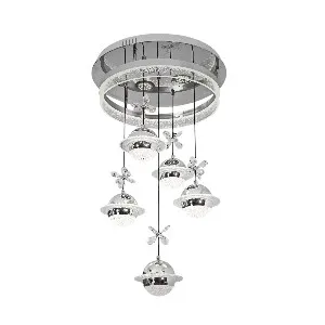 Qulik Modern Circle Ring Hanging Flower Pendant Light (QL-157)