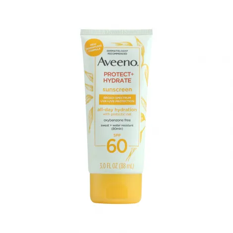 Aveeno Protect + Hydrate Oxybenzone-Free SPF60 Face Sunscreen Lotion 88ml (Canada)