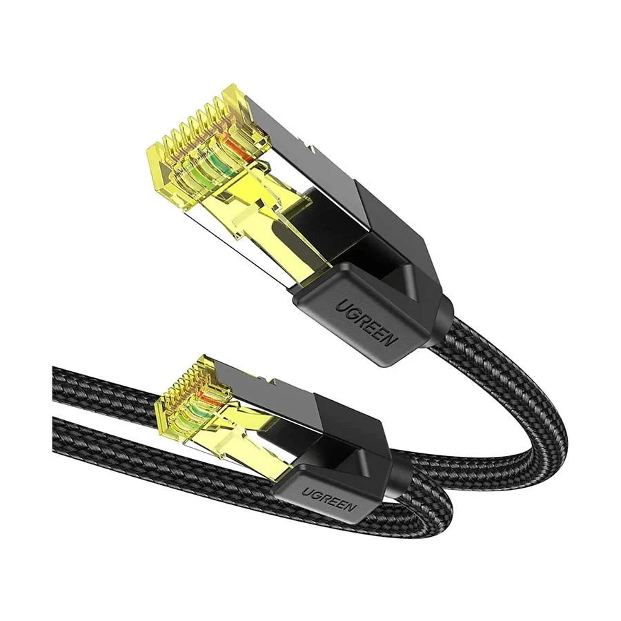 UGREEN NW150 (80421) Cat-7 F/FTP 1 Meter Black Braided Network Cable