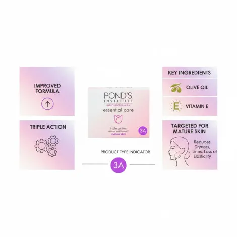 Pond's Essential Care Triple Action Cream 50ml (Spain)