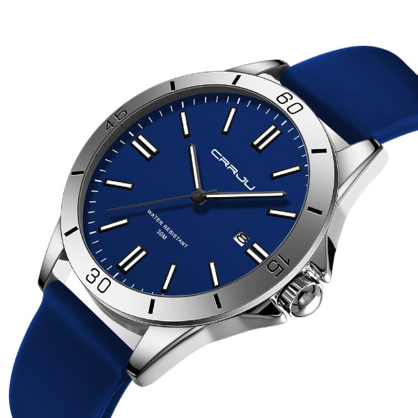 Crrju New 5025 Men's & Ladies' Waterproof Watch