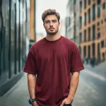 Solid dropshoulder  T-shirt