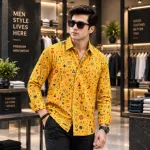 Men's Full Sleeve Micro Stitch Digital Print Shirt, M to XXL