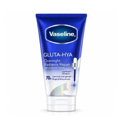 Vaseline Gluta-Hya Overnight Radiance Repair Serum Burst Lotion 290ml (Thailand)