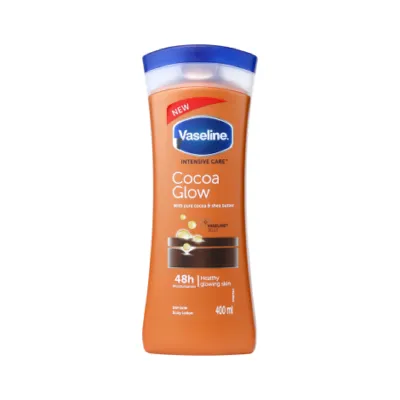 Vaseline Intensive Care Cocoa Glow 48H Moisturising Body Lotion 400ml (South Africa)