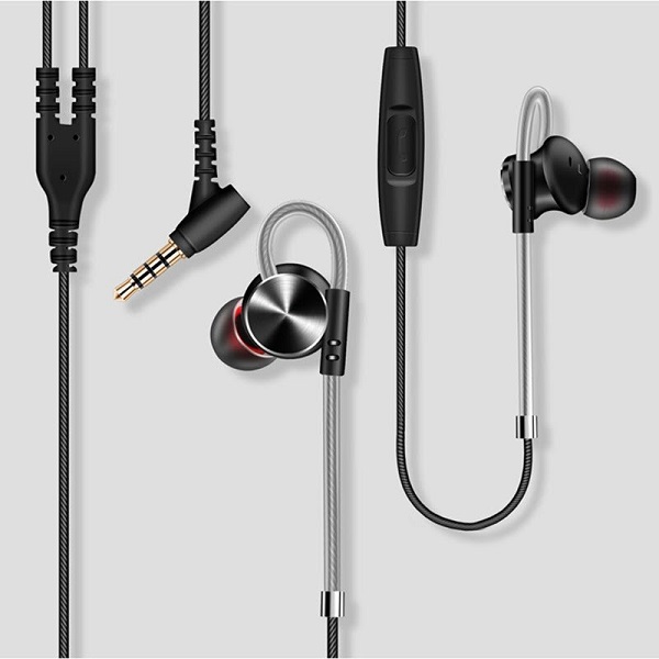 QKZ DM10 Stereo Earphone – Black Color