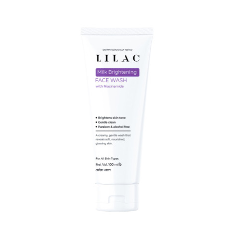 Lilac Milk Brightening Face Wash 100ml (Bangladesh)