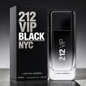 Carolina Herrera 212 Vip Black Nyc Eau De Parfum For Men 100ml (Spain)