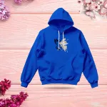 Premium Comfortable Stylish (Sunflower Butterflies-blue) Ladies winter hoodie