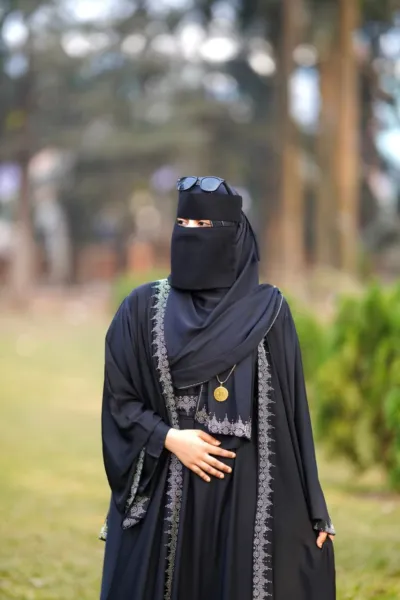 Jannat Borka Set with Koti, Inner, Hijab and Belt