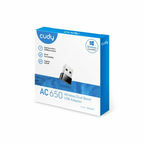 Cudy WU650 650mbps Wi-Fi Dual Band USB Adapter