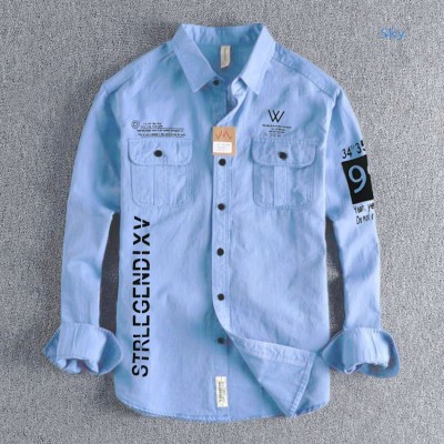 Men's Printed Cotton Shirt, Semi-Fit, 6 Colour Choices