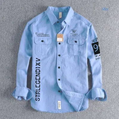 Men's Printed Cotton Shirt, Semi-Fit, 6 Colour Choices