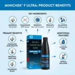 Abbott Minoxidil And Finasteride Topical Solution Minichek F Ultra 60ml (India)