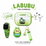 Pop Mart Labubu 2-in-1 Gadget Set – Cute Wireless TWS Earbuds & Smartwatch Strap Combo with Collectible Character Case