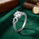 Heart Knot Adjustable Ring