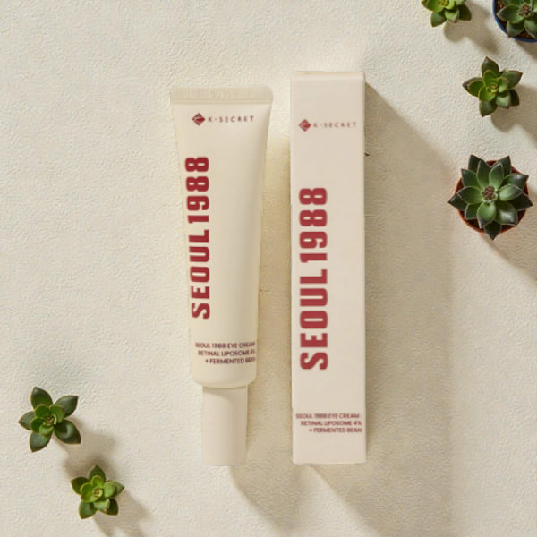 K-Secret Retinal Liposome 4% + Fermented Bean Seoul 1988 Eye Cream 30ml (Korea)