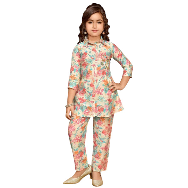 Trending Dress for Kids Girls Co Ords Sets