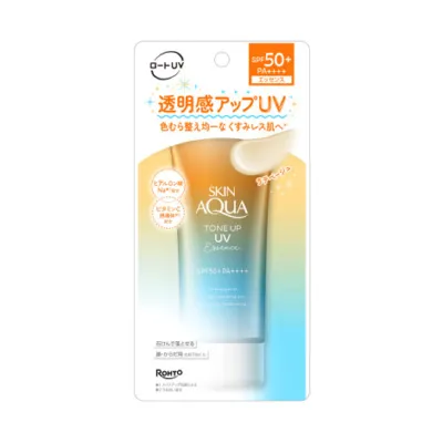Rohto Skin Aqua Tone Up UV Essence Spf 50+ PA++++ 80g (Japan)