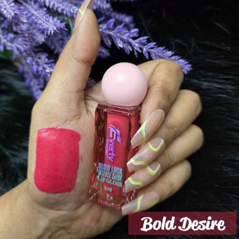 Everly Beauties Glow Lock Intense Shine Lip Gloss - Bold Desire (China)