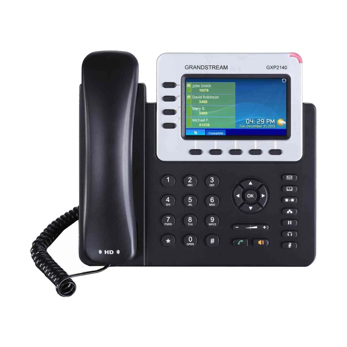 Grandstream GXP2140 4-Line IP Phone with Adapter