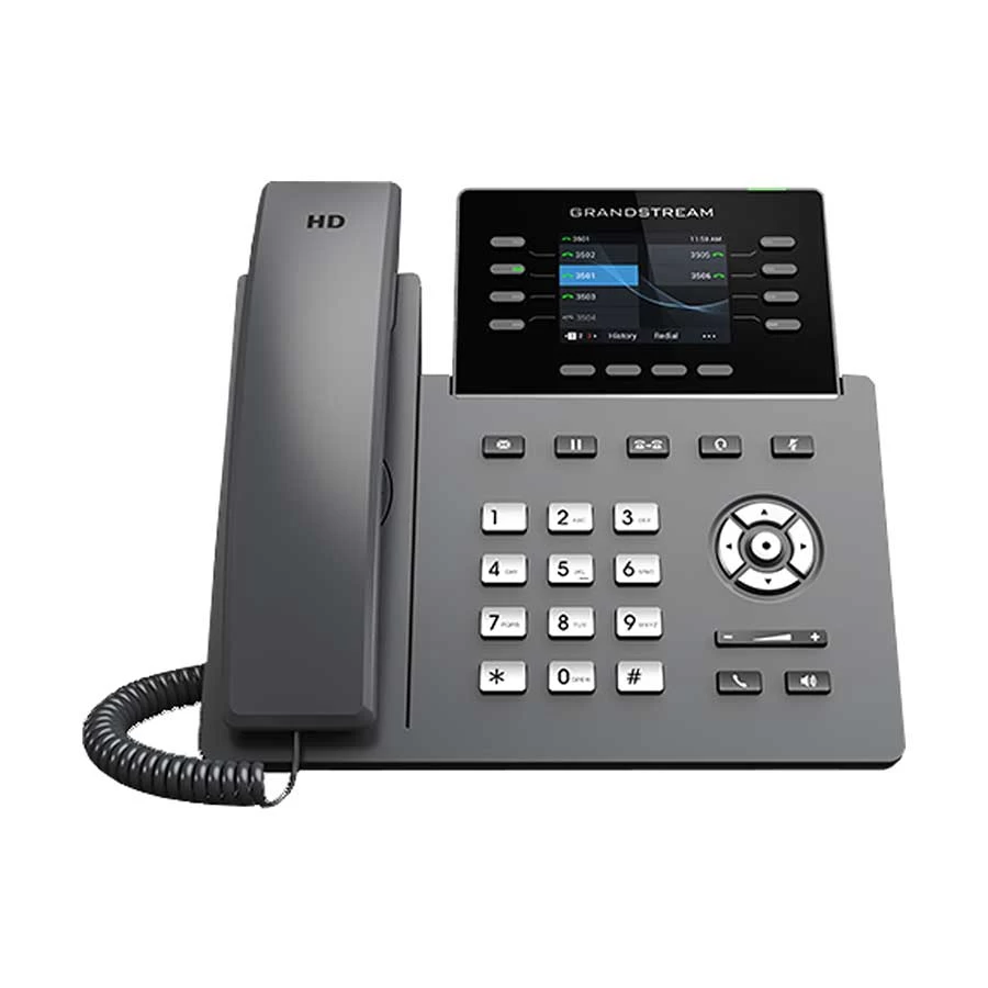 Grandstream GRP2624 8-Line Carrier-Grade IP Phone with Adapter