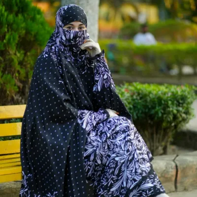 Elegant Palazzo long Khimar Set