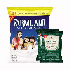 Farmland Full Cream Milk Powder (Free Farmland Chinigura rice 700 gm)