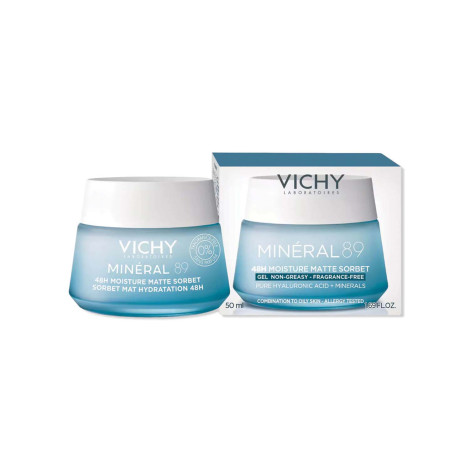 Vichy Mineral 89 48H Moisture Matte Sorbet Gel 50ml (France)