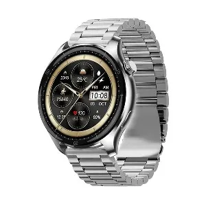 Fastrack Smart Elite Silver AMOLED Bluetooth Calling Smart Watch