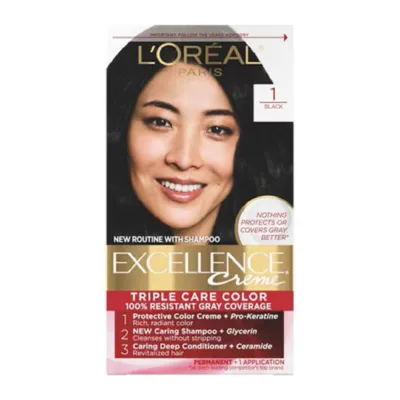 Loreal Hair Colour Excellence - 1 Black (Belgium)
