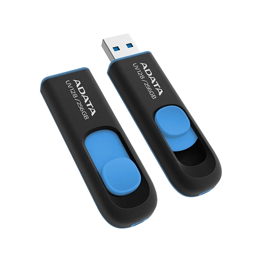 ADATA UV128 256GB Black-Blue USB 3.2 Pen Drive