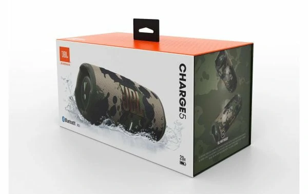 JBL CHARGE 5 Portable Waterproof Bluetooth Speaker – Camouflage Color