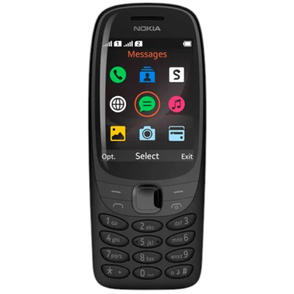 Nokia 6310 Double Sim Mobile Phone Black Colour (New)