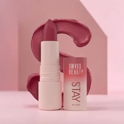 Swiss Beauty Stay All Day Lipstck - 04 Fancy (Korea)