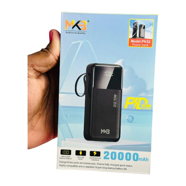 MKB PK32 PD 22.5W 20000mah Power Bank