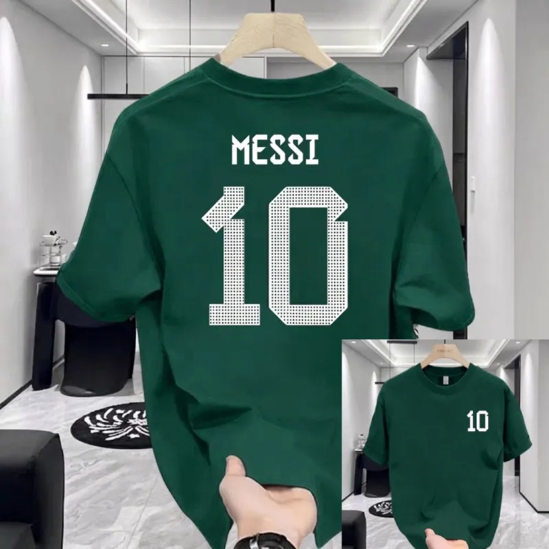 Men's Drop Shoulder T-Shirt in Cotton-Polyester Blend, Sizes M to XXL