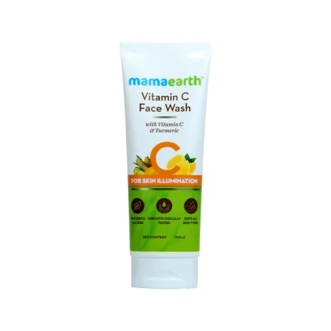 Mamaearth Vitamin C Face Wash With Vitamin C & Turmeric 100ml (India)