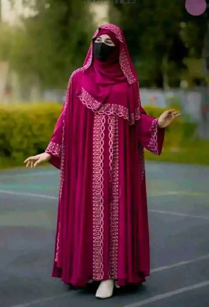 Sehzadi Abaya Full Set with Inner, Koti, Hijab and Stone Work
