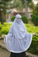 Suti Cotton Hijab with Niqab, Gher 150 and Front 45 Inch