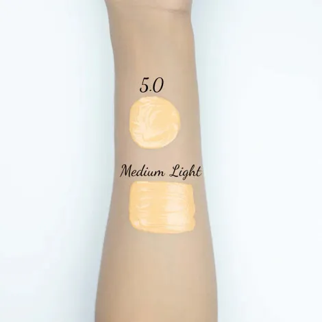 Gueriness Full Cover Matte Foundation - 5.0 Medium Light (Hong Kong)