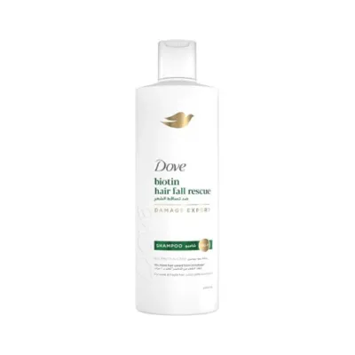 Dove Biotin Hair Fall Rescue Damage Expert Shampoo 400ml (Saudi Arabia)