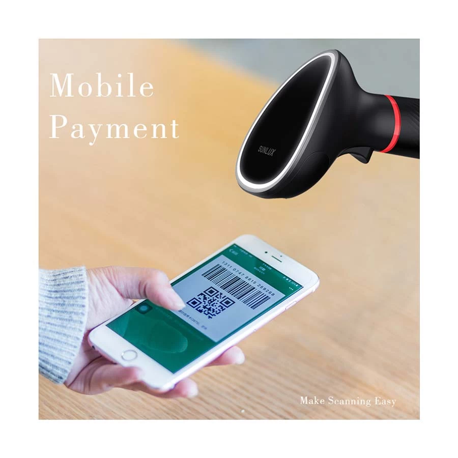 Sunlux XL-9600 2D Wireless Handheld Barcode Scanner