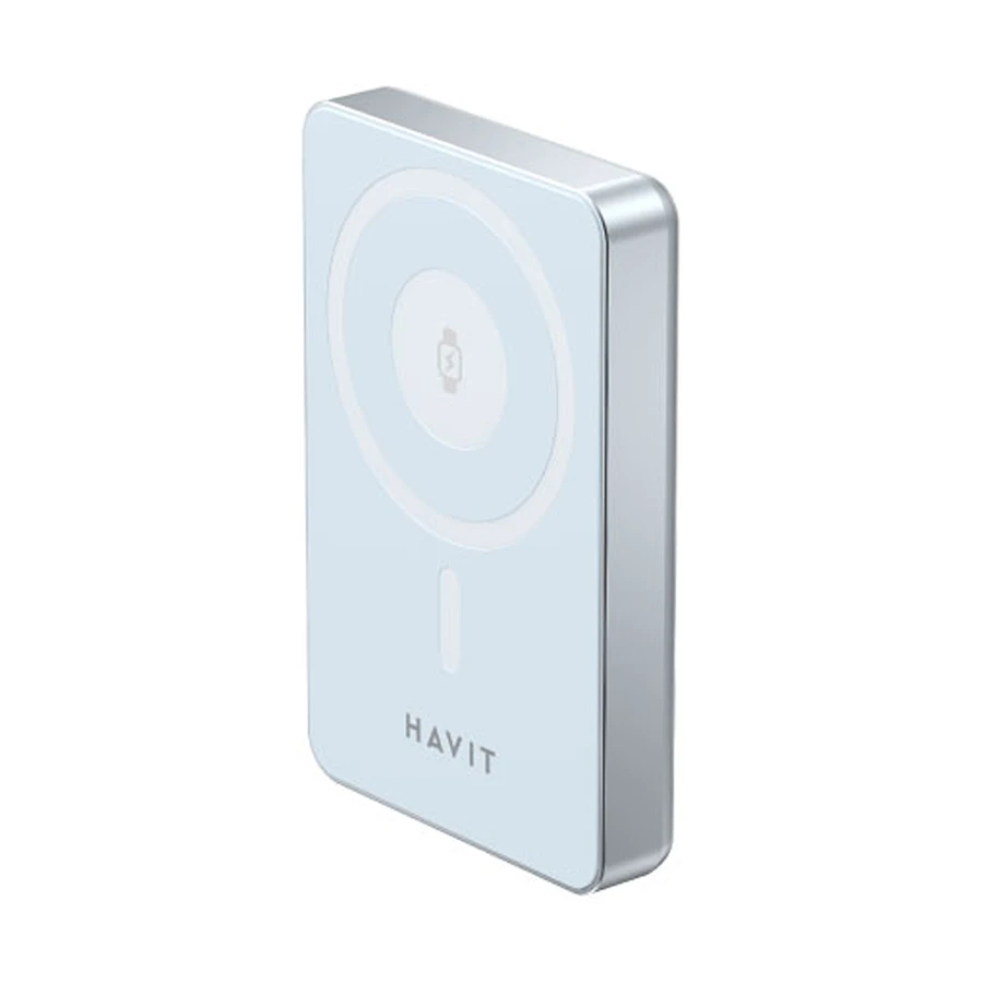 Havit PB5219 10000mAh 20W MagSafe Qi Wireless Power Bank Blue
